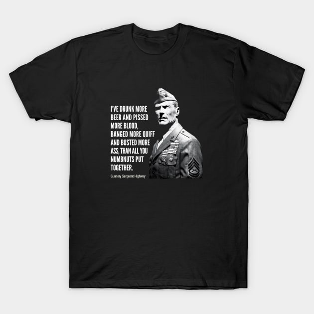 parashop Mod.1 Heartbreak Ridge Gunnery Sergeant Women s T Shirt
